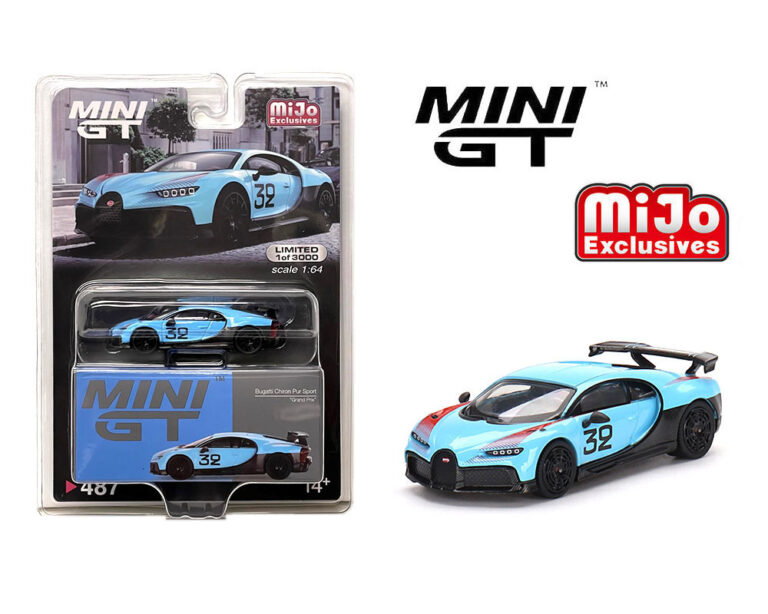 Mini GT 1:64 Bugatti Chiron Super Sport 300 (Matte Black) - MiJo Exclusives - M & J Toys Inc. Die-Cast Distribution | Specializing in Die-cast Collectibles Since 1987