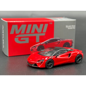 Mini GT 1:64 McLaren Artura Vermillion Red 2023 – Red –