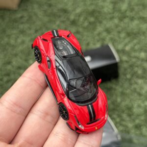 Ichiban Model1:64 Ferrari 488 Pista Novitec Rojo