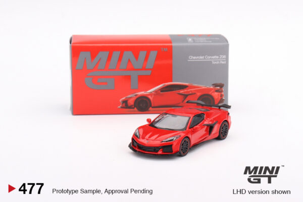 1:64 Mini GT Chevrolet Corvette Z06 2023 Torch Red