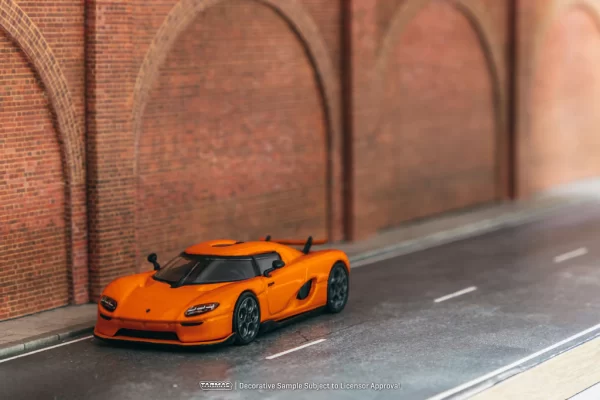 Tarmac Works 1/64 Koenigsegg CC850 Orange Diecast Scale Model Car - Imagen 2