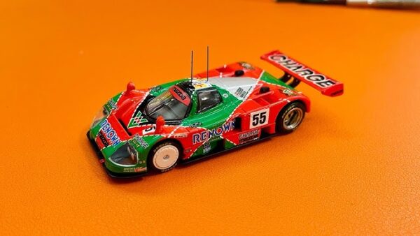 BM Creations Mazda 787B RENOWN #55 Winner Car HK Toy Car Salon Event 1/64 - Imagen 2