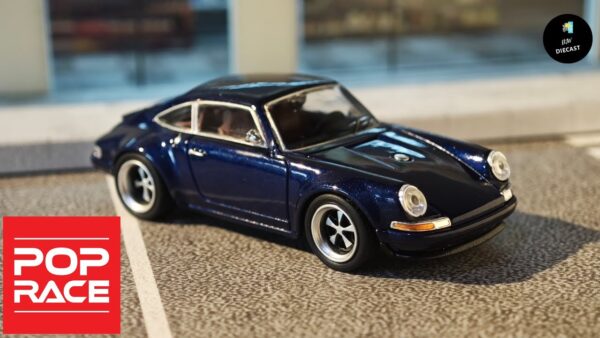 POP Race 1:64 Diecast Model Car - SINGER PORSCHE - MONACO (MIDNIGHT BLUE)