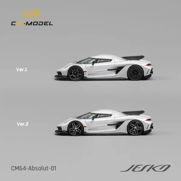 CM MODEL 1:64 Koenigsegg Jesko Absolute White - Imagen 2