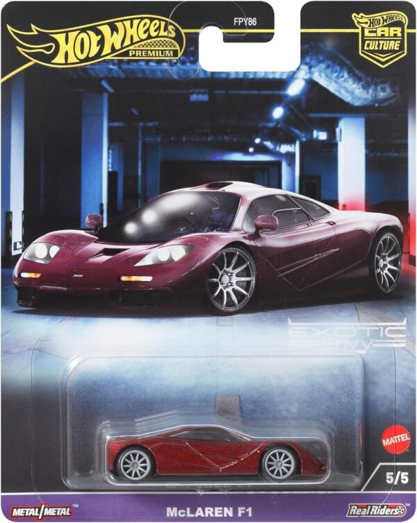 Hot Wheels Premium Car Culture 2024 Exotic Envy McLaren F1 1:64