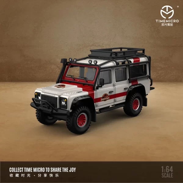 Time Micro 1:64 Jurassic Park Land Rover Defender - Imagen 3