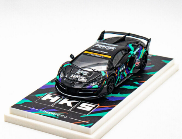 Time Micro 1:64 Lamborghini Aventador GT EVO HKS - Imagen 4