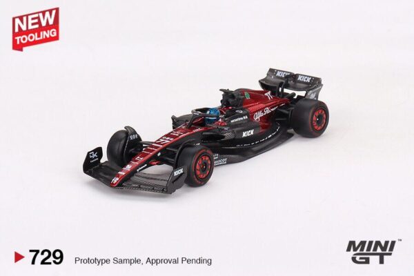 Mini GT 1:64 Alfa Romeo C43 #77 Valtteri Bottas 2023 - Imagen 3