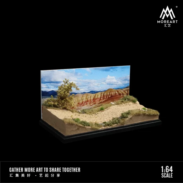 MoreArt 1:64 Rough and Rugged Hill Scene Model - Imagen 7