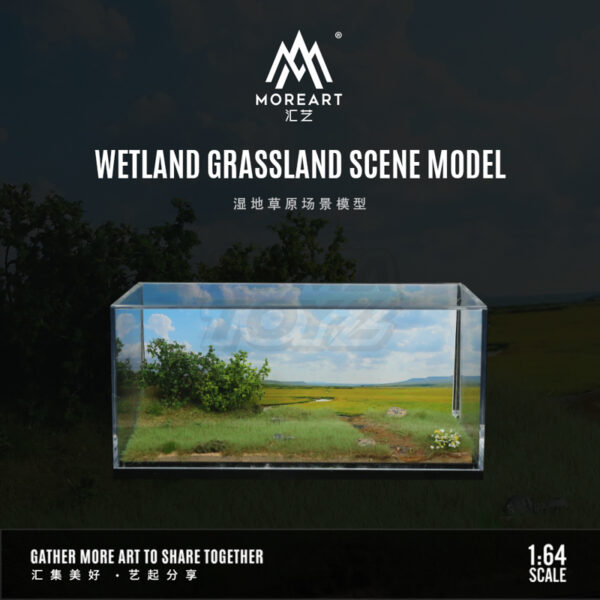 MoreArt 1:64 Wetland Grassland Scene Model - Imagen 3