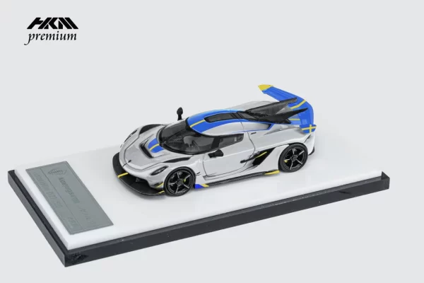 HKM 1:64 Koenigsegg Jesko Attack Gris plata - Imagen 2