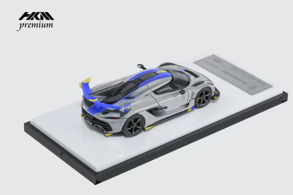 HKM 1:64 Koenigsegg Jesko Attack Gris plata - Imagen 4