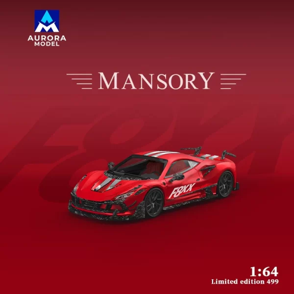 Aurora Model 1:64 F8 Tributo Mansory F8XX Rojo - Imagen 2