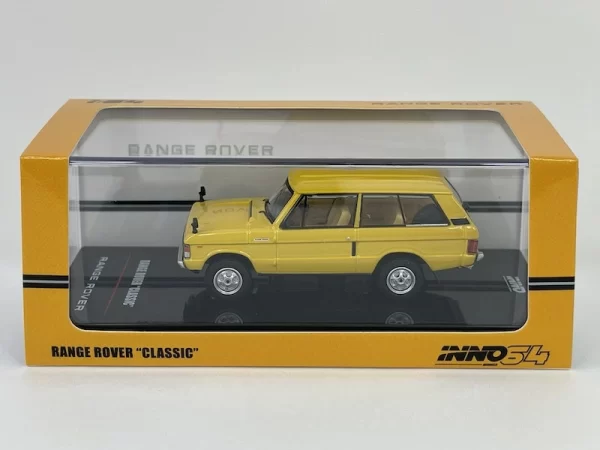 Inno64 1:64 Range Rover Classic Sanglow Yellow - Imagen 4