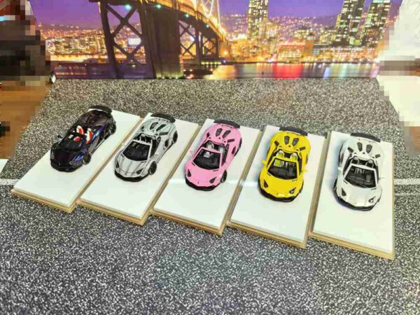 Fine Works Aventador LP700 Resin 1:64 SET (5 unidades) - Imagen 7