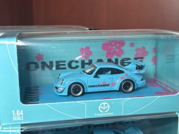 Time Micro 1:64 Porsche RWB 964 Blue Cherry