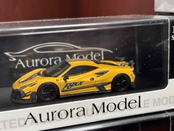 Aurora Model 1:64 F8 Tributo Mansory F8XX Amarillo