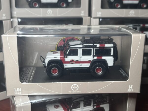 Time Micro 1:64 Jurassic Park Land Rover Defender - Imagen 2