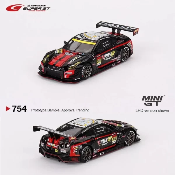 MINI GT #754 1/64 Nissan GT-R NISMO GT3 #360 "RUNUP RIVAUX GT-R" TOMEI SPORTS 2023 SUPER GT SERIES * JAPAN EXCLUSIVE * - Imagen 3