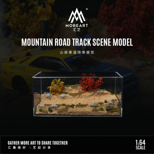 MoreArt 1:64 Mountain Road Track Scene Model - Imagen 6