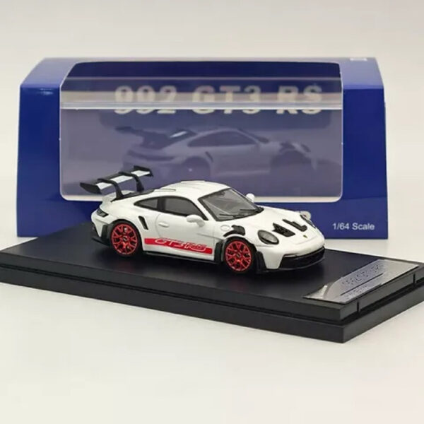 1:64 STREET WEAPON Porsche 992 GT3 RS White - Imagen 2