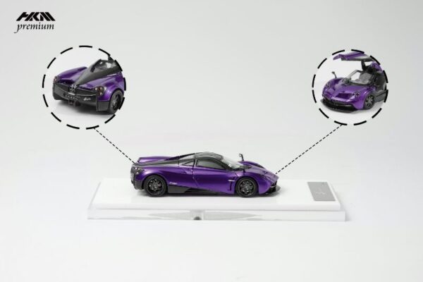 *PREORDEN* HKM 1:64 Pagani Huayra Coupe 2014 Morado - Imagen 2