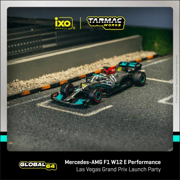 *PREORDEN* TARMAC WORKS GLOBAL64 1/64 Mercedes-AMG F1 W12 E Performance Las Vegas Grand Prix Launch Party