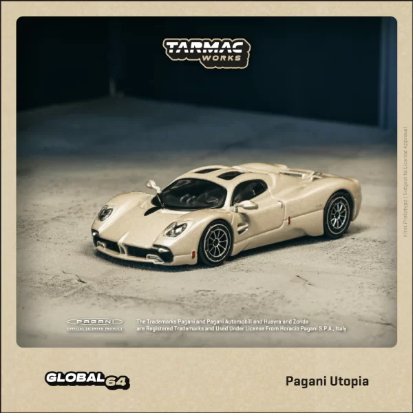 *PREORDEN* TARMAC WORKS GLOBAL64 1/64 Pagani Utopia Rinascimento