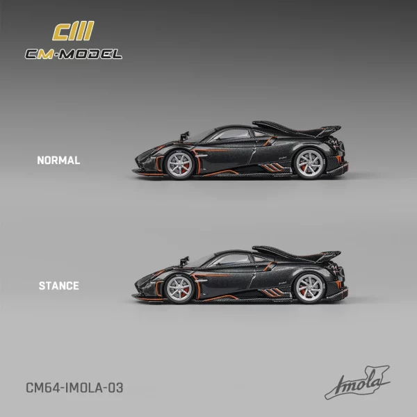 CM Model 1:64 Pagani Imola in Metallic Grey - Imagen 2