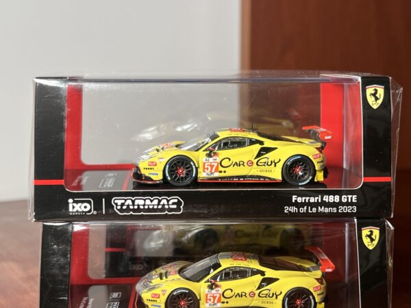 Tarmac Works 1:64 Ferrari 488 GTE #57 24Hr Le Mans 2023 – Yellow – Hobby64
