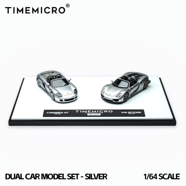 *PREORDEN* Porsche 918 + Porsche Carrera GT Color matching Silver - Imagen 2