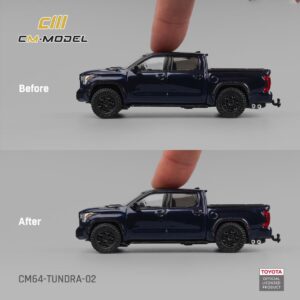 *PREORDEN* CM MODEL 1/64 Toyota Tundar Metallic blue