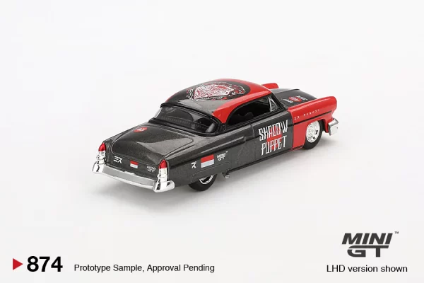 MINI GT x Mizu Diecast 1:64 Lincoln Capri Hot Rod 1954 “Shadow Puppet” - Imagen 4