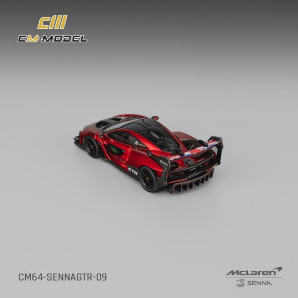 *PREORDEN* CM MODEL 1/64 Mclaren Senna GTR Metallic Red CM64-SennaGTR-09 - Imagen 4