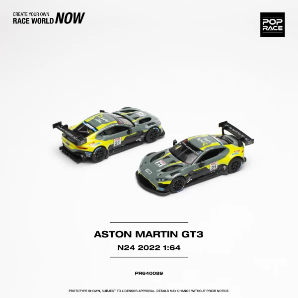 Pop Race 1/64 Aston Martin Vantage GT3 - N21 2022 24H Nürburgring - Imagen 2