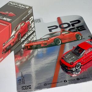 POP RACE 1:64 ENIGMA MAZDA RX7 FD3S RE AMEMIYA WIDEBODY Metallic Red
