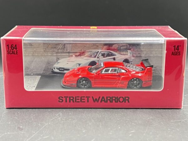 Street Warrior 1:64 F40 LBWK rojo