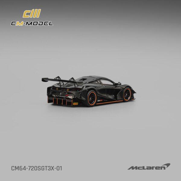 *PREORDEN* CM MODEL 1/64 Mclaren 720SGT3X Black - Imagen 2