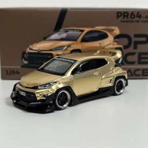 Pop Race1:64 Padem GR Yaris Satin Gold PR64 - 41