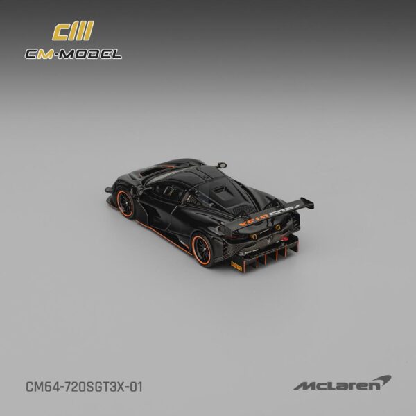 *PREORDEN* CM MODEL 1/64 Mclaren 720SGT3X Black - Imagen 4