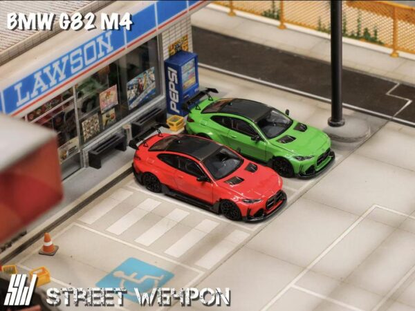 *PREORDEN* Street Weapon 1:64 BMW M4 G82 Adro Bodykit (Naranja o Verde) - Imagen 4