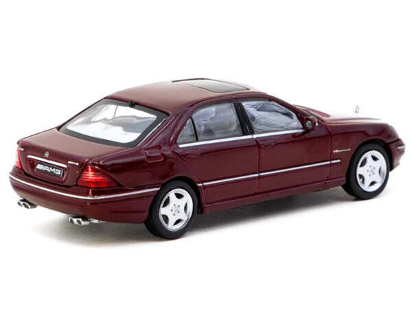 Tarmac Works 1/64 Mercedes-Benz S55 AMG (Bordeaux Red Metallic) - Imagen 3