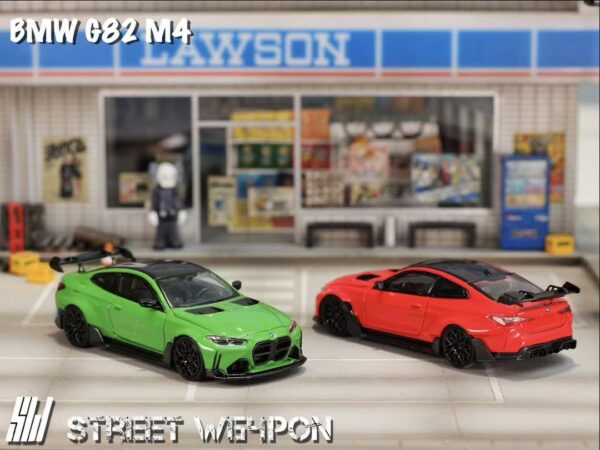 *PREORDEN* Street Weapon 1:64 BMW M4 G82 Adro Bodykit (Naranja o Verde) - Imagen 6