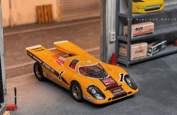 1/64 TINY X Sparky Spark Porsche 917K Kyalami 9H Team Gunston Coca Cola 1970 - Imagen 3