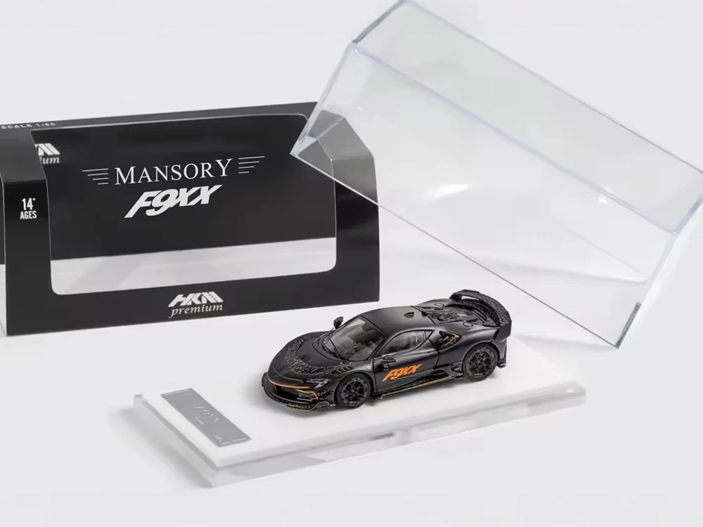 HKM 1/64 Mansory Ferrari SF90 F9XX Black Coupe - Imagen 2