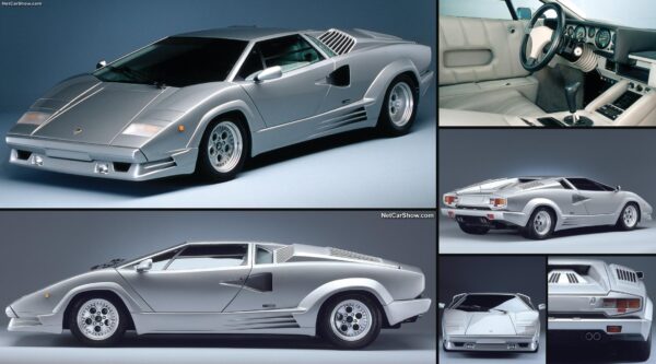 Finclassically 1:64 Countach 25TH Anniversario GRIGIO - Imagen 3