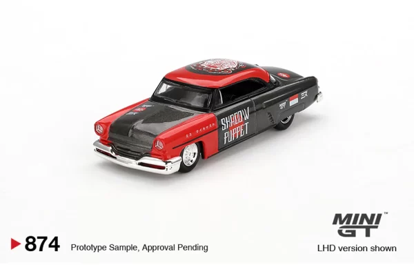MINI GT x Mizu Diecast 1:64 Lincoln Capri Hot Rod 1954 “Shadow Puppet” - Imagen 5