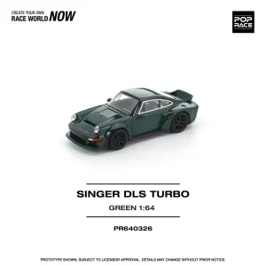 *PREORDEN* POPRACE 1/64 SINGER DLS TURBO (ROAD) GREEN