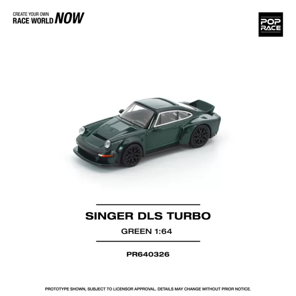 *PREORDEN* POPRACE 1/64 SINGER DLS TURBO (ROAD) GREEN
