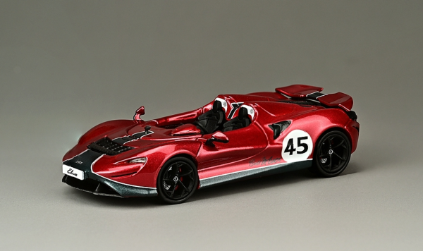 CM Model 1:64 Mclaren Elva (Metallic Red) con Ruedas Extra - Imagen 3